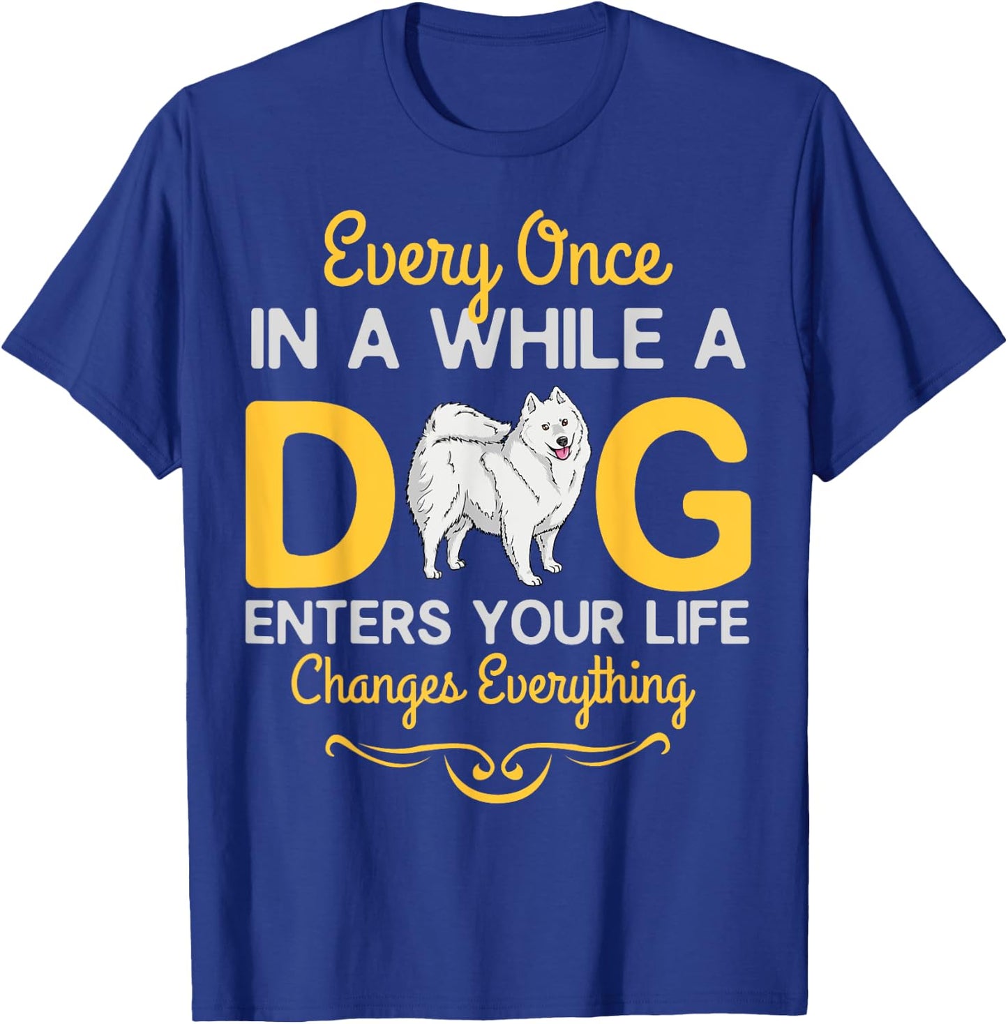 American Eskimo Dog Puppies Owner Lover Women Girls Kids T-Shirt - T-Shirt | Royal