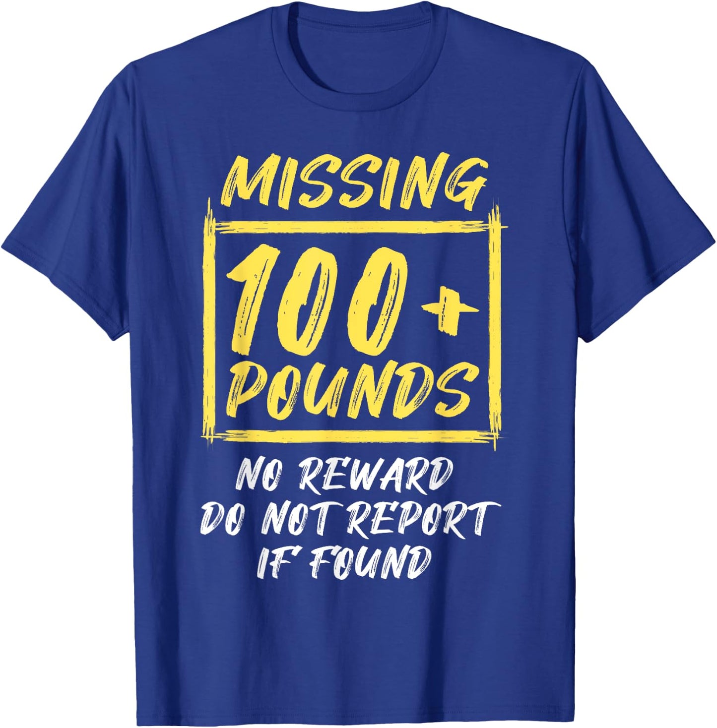 Funny Gastric 100 Pounds Lost Bariatric Surgery Weight Loss T-Shirt - T-Shirt | Royal
