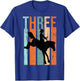 3rd Birthday Kids Retro Rodeo Horse Lovers Cowboys Rider T-Shirt - T-Shirt | Royal