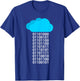 Funny Programmer Cloud Big Data Developer Nerd Binary T-Shirt - T-Shirt | Royal