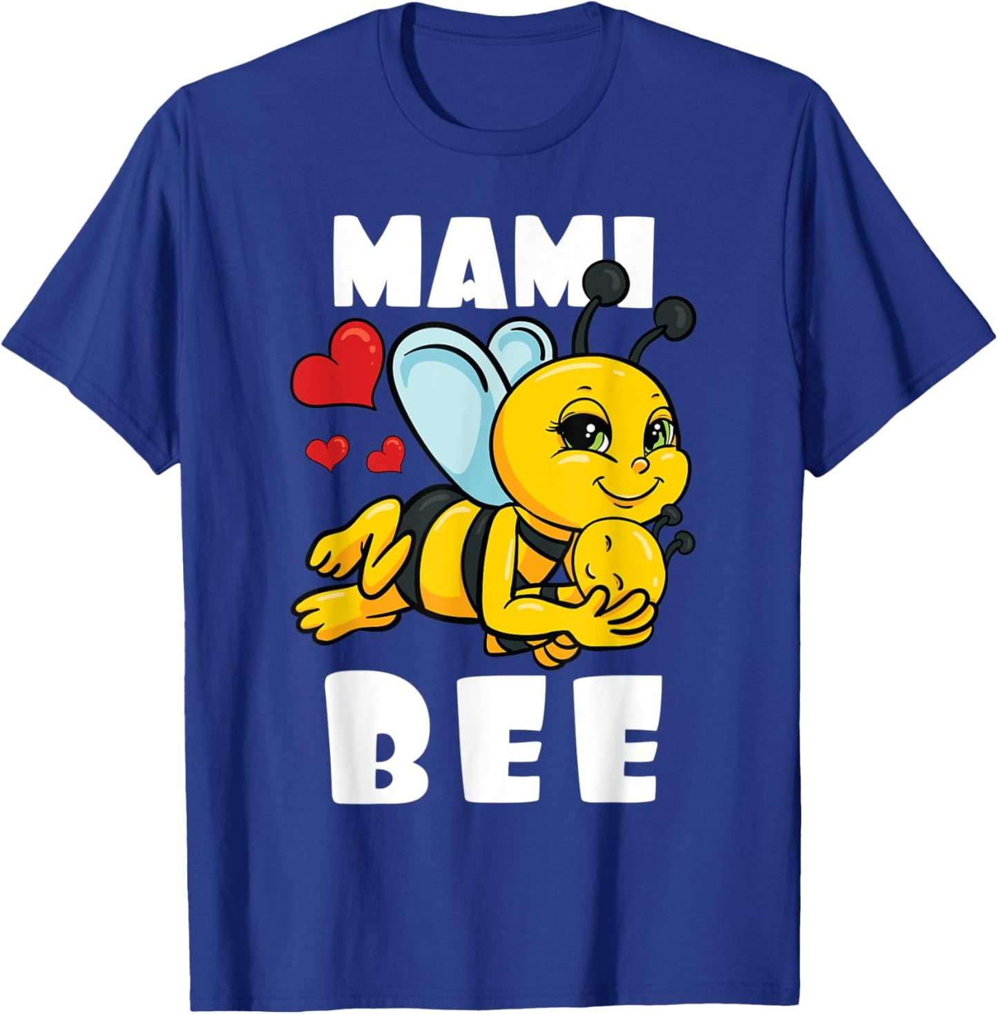 Mami Bee Lover Matching Family Outfit Baby Announcement T-Shirt - T-Shirt | Royal