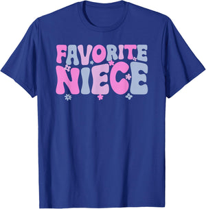 Favorite Niece from Aunt to Niece T-Shirt - T-Shirt | Royal