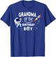 Grandma of The Birthday Boy Space Astronaut Birthday Family T-Shirt - T-Shirt | Royal