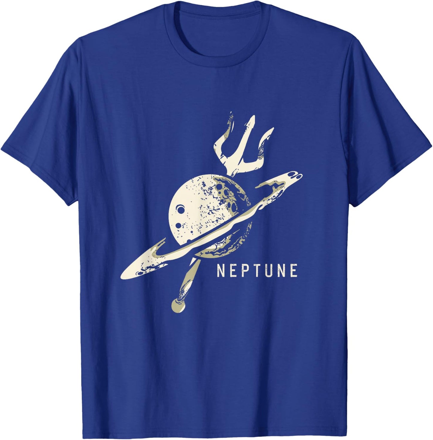 King Neptune Planet Space Explorer Galaxy Astronaut T-Shirt - T-Shirt | Royal