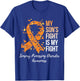 My Son's Fight Sensory Processing Disorder Awareness T-Shirt - T-Shirt | Royal