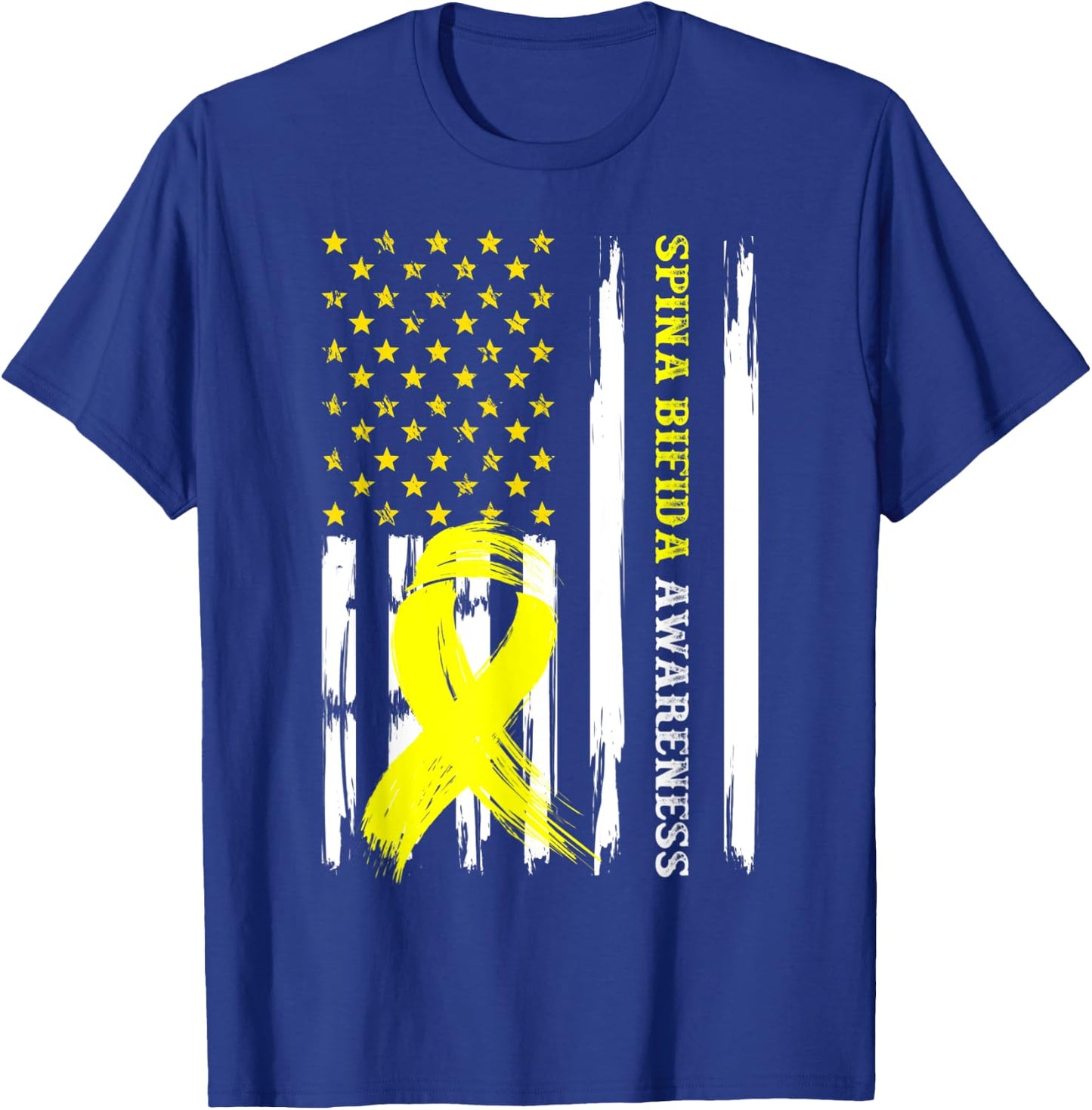 Spina Bifida Awareness For Parents Brother Mother Dad Nephew T-Shirt - T-Shirt | Royal