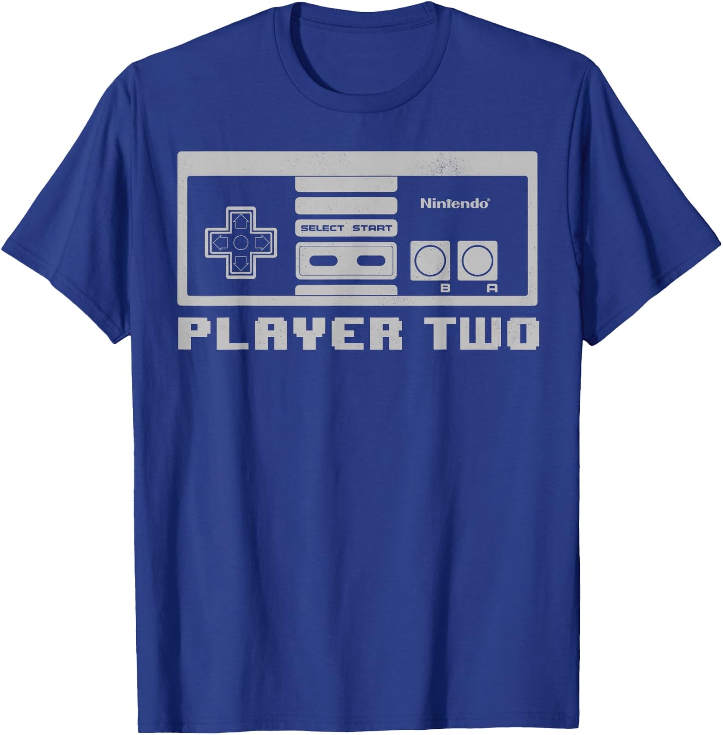 Nintendo NES Controller Player Two 8-Bit Graphic T-Shirt - T-Shirt | Royal