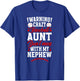 Crazy Baseball Aunt Of A Baseball Player Auntie T-Shirt - T-Shirt | Royal