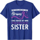 I Wear Purple For My Sister Heroes Pancreatic Cancer T-Shirt - T-Shirt | Royal