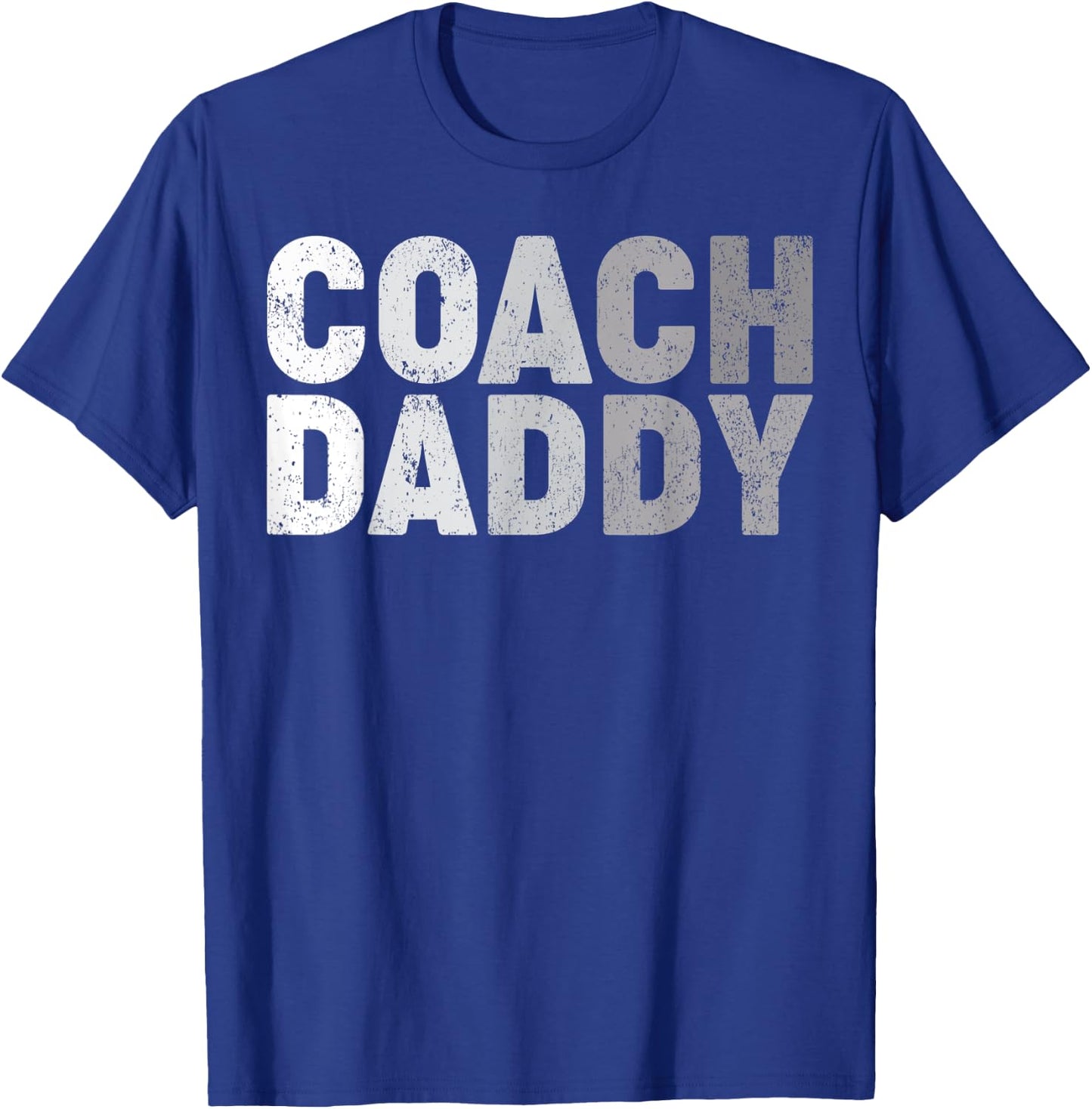 Coach Daddy Soccer Football Basketball Coach Father's Day T-Shirt - T-Shirt | Royal
