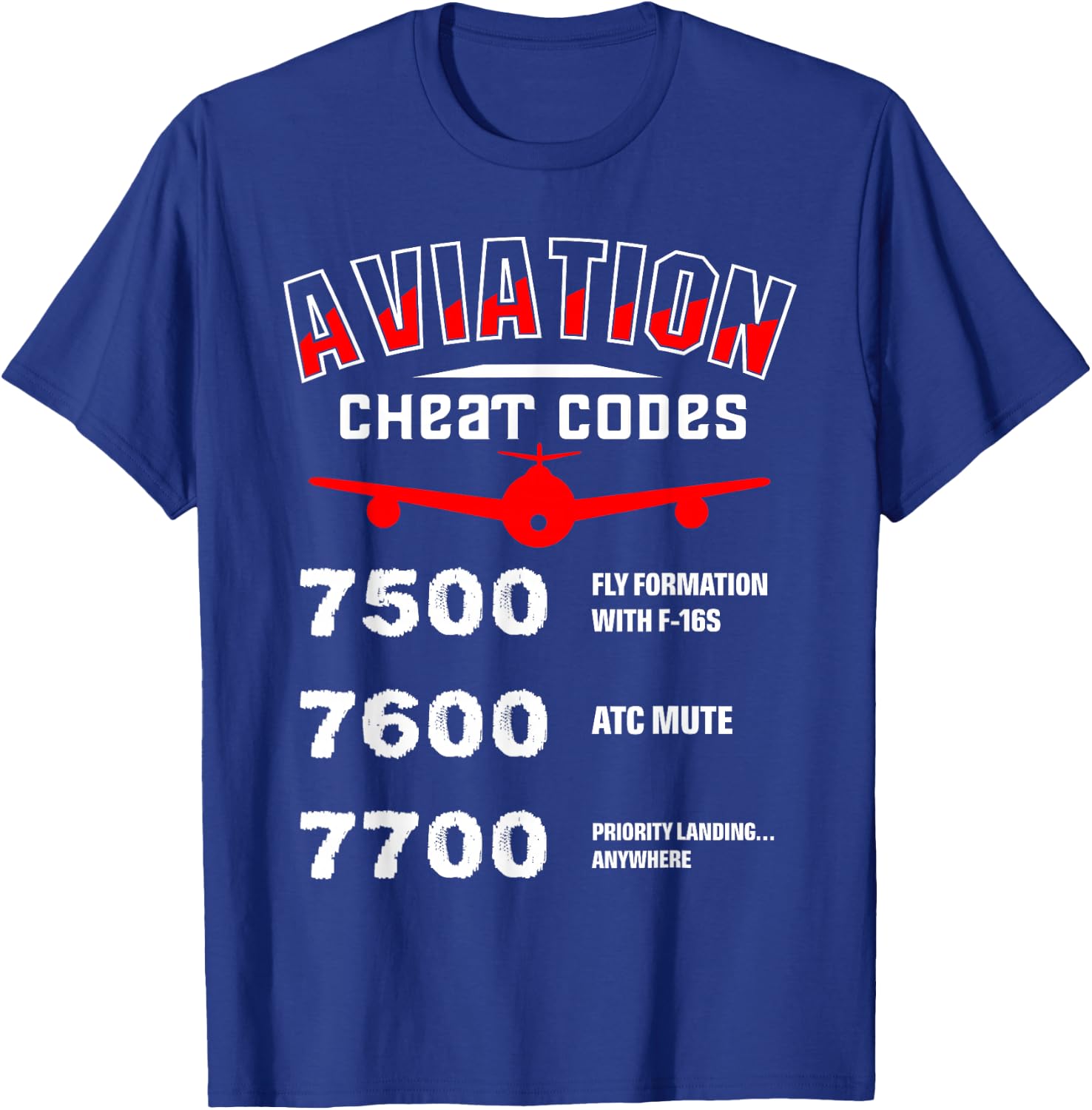Aviation Cheat Codes gift, Aviation gift, Pilogift T-Shirt - T-Shirt | Royal