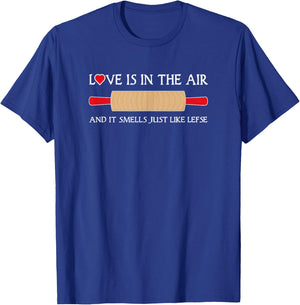 I Love Lefse T-Shirt - T-Shirt | Royal