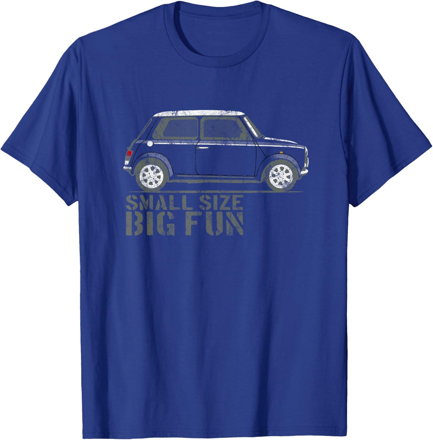 Vintage British Car old school design - Mini Funny Sentence T-Shirt - T-Shirt | Royal
