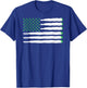 Blunt American Flag Weed Marijuana Cannabis USA Gift T-Shirt - T-Shirt | Royal
