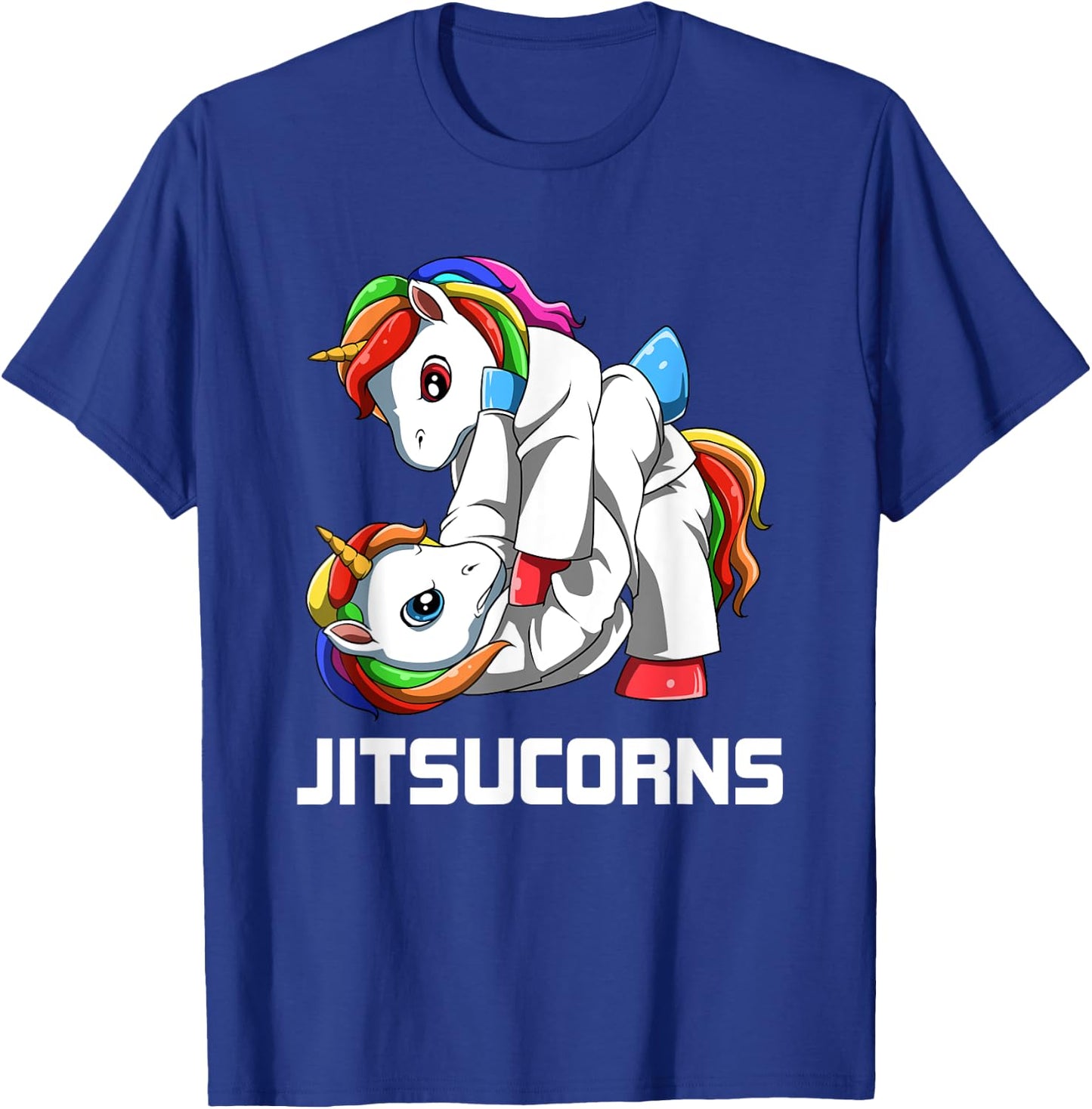 Jitsucorn Unicorn Jiu Jitsu Grappling T-Shirt - T-Shirt | Royal