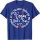 Vegas Girls Trip 2025 Crew We're Trouble When We're Together T-Shirt - T-Shirt | Royal