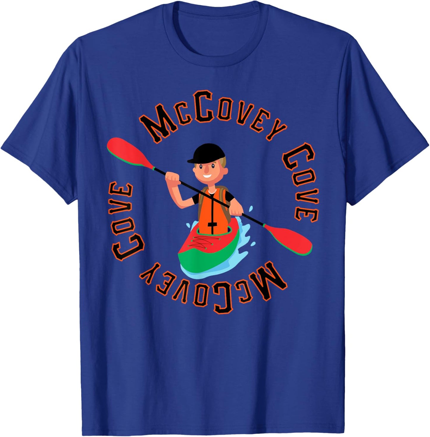 McCovey Cove Baseball Kayak T-Shirt - T-Shirt | Royal