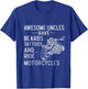 Awesome Uncles Have Beards Tattoos and Ride Motorcycles T-Shirt - T-Shirt | Royal