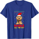 Doodle All The Way Funny Goldendoodle Santa Hat Christmas T-Shirt - T-Shirt | Royal