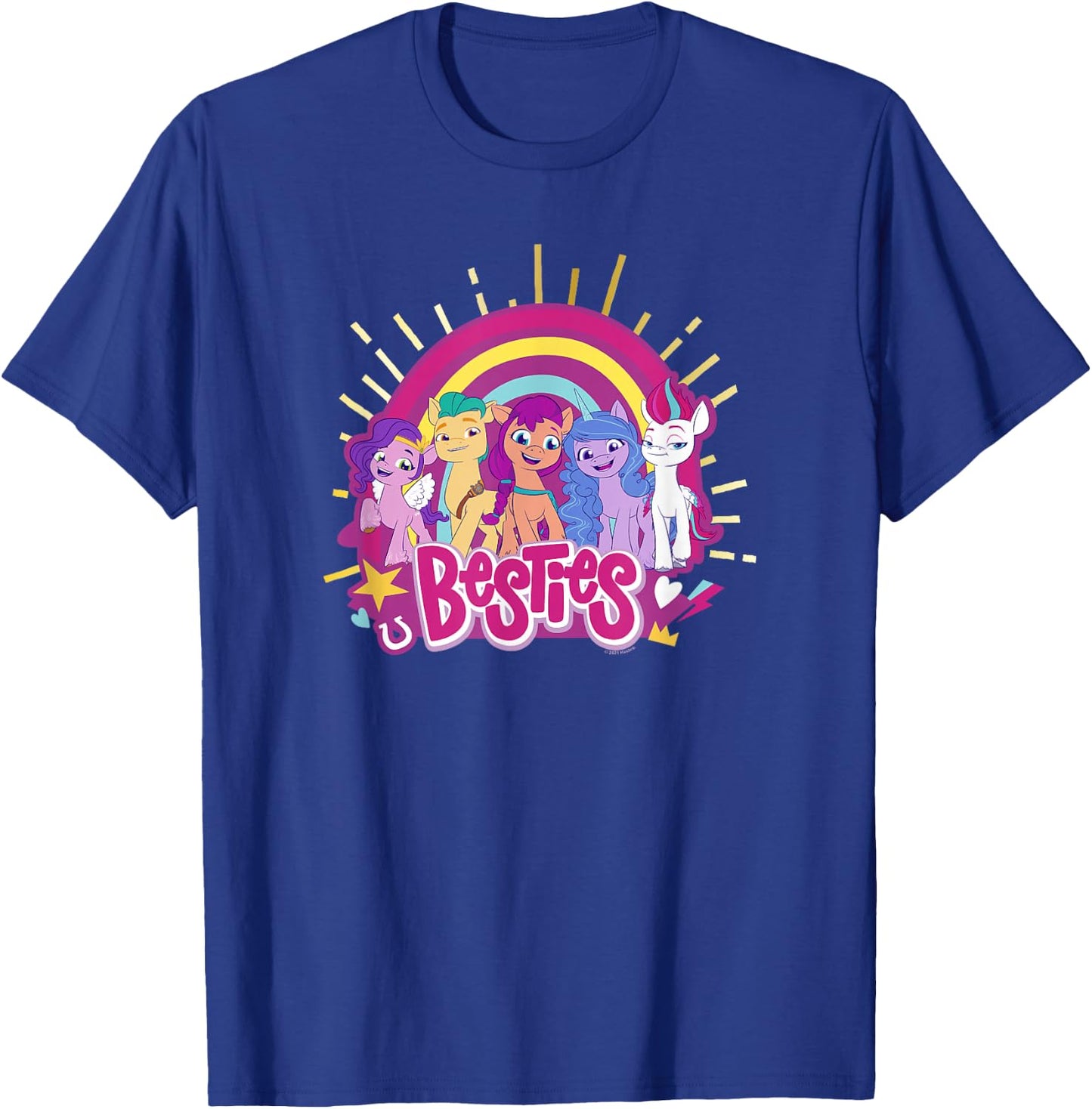 My Little Pony: A New Generation Besties Group Rainbow T-Shirt - T-Shirt | Royal