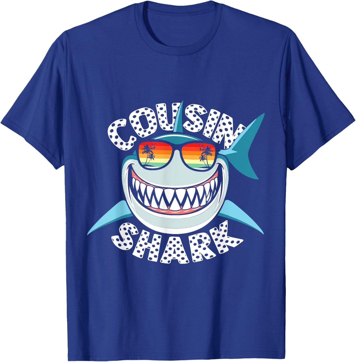 Cousin Shark Sea Animal Underwater Shark Lover T-Shirt - T-Shirt | Royal