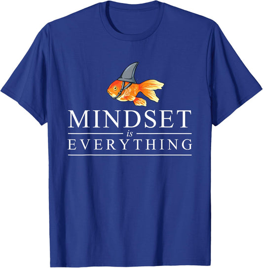 Mindest is Everything - Motivational Quote Inspiration Small T-Shirt - T-Shirt | Royal