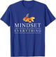 Mindest is Everything - Motivational Quote Inspiration Small T-Shirt - T-Shirt | Royal
