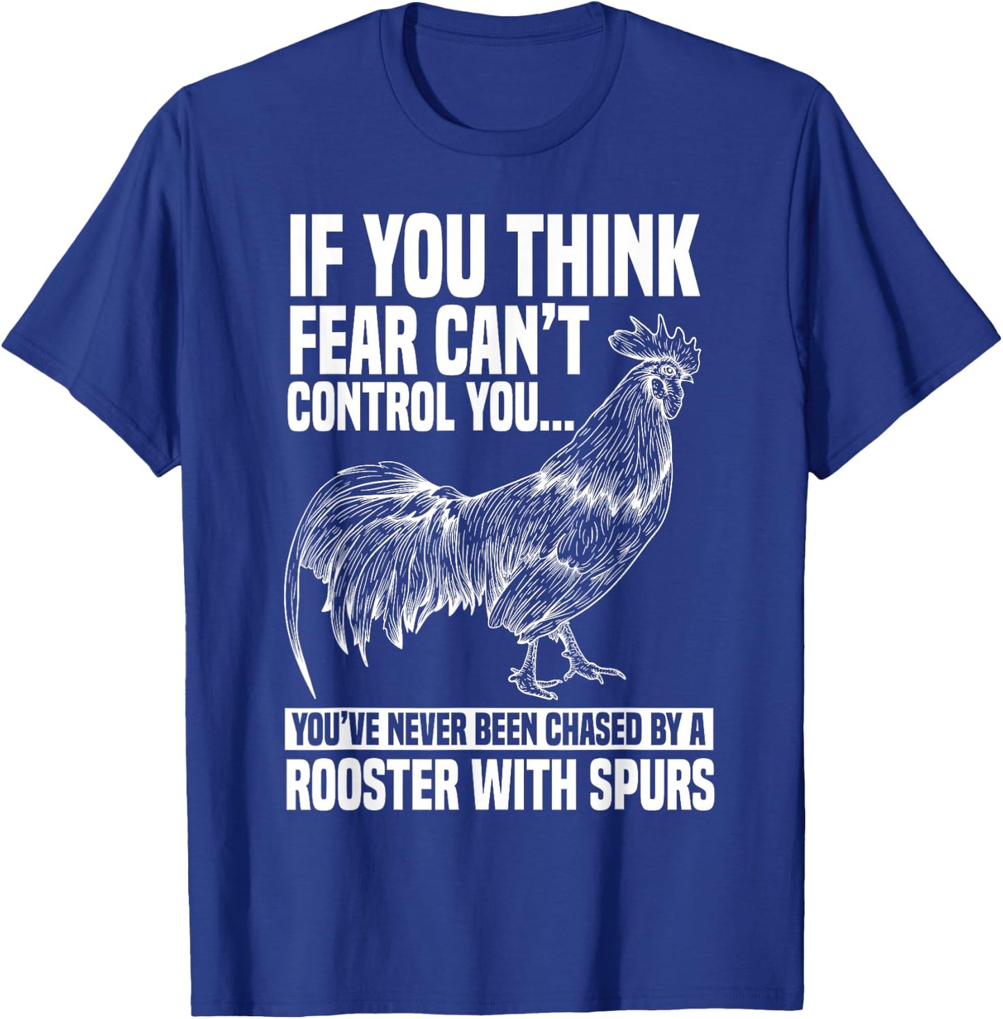 Funny Rooster Chicken Apparel Rooster Chicken Lover Animal - Black, Small, -Adults, Kids, Short Sleeve, Classic Fit, Cotton 65% Polyester 35% T-Shirt - T-Shirt | Royal