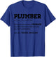 Plumber Funny - Plumber Someone Who Solves A Problem T-Shirt - T-Shirt | Royal