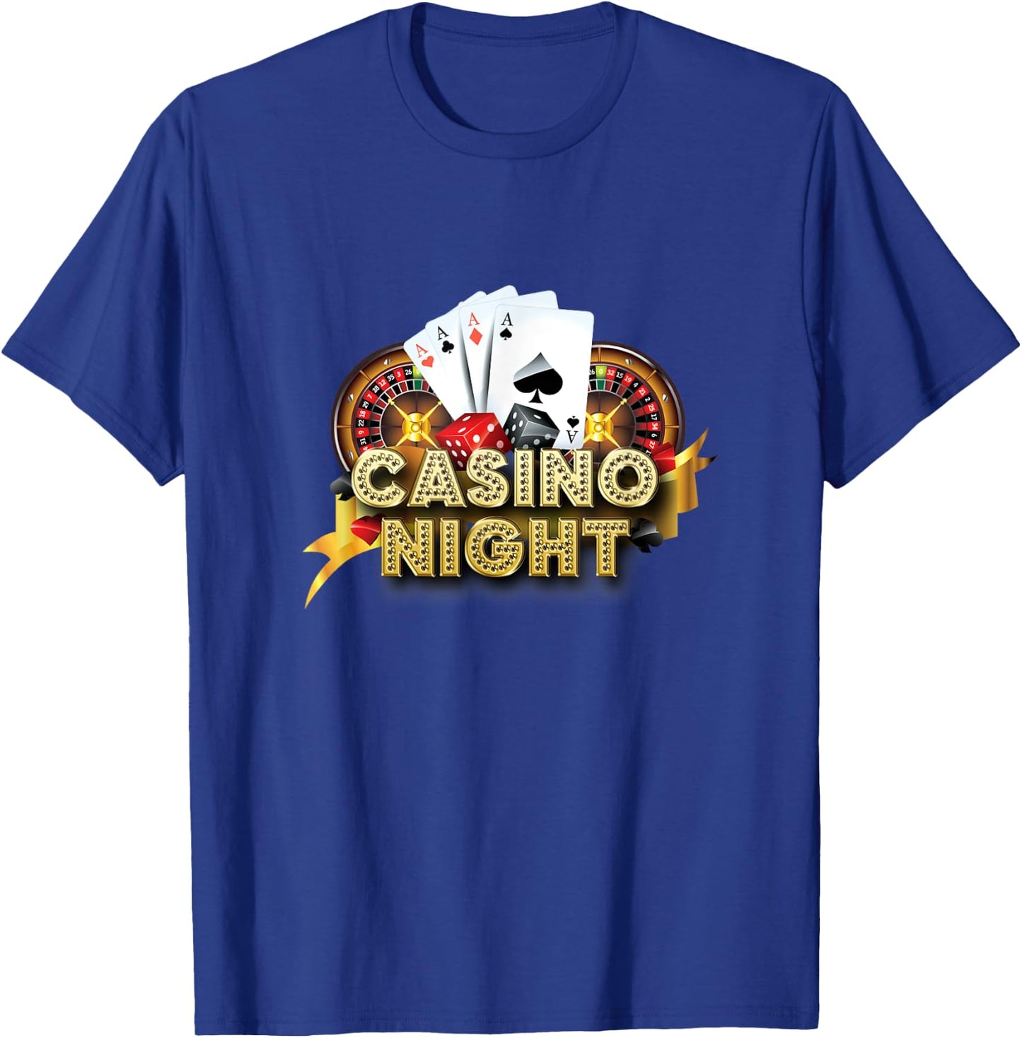 3EPL Poker Casino Stuff Casino Night Poker Black -Adults -Kids Small Black Short Sleeve T-Shirt - T-Shirt | Royal