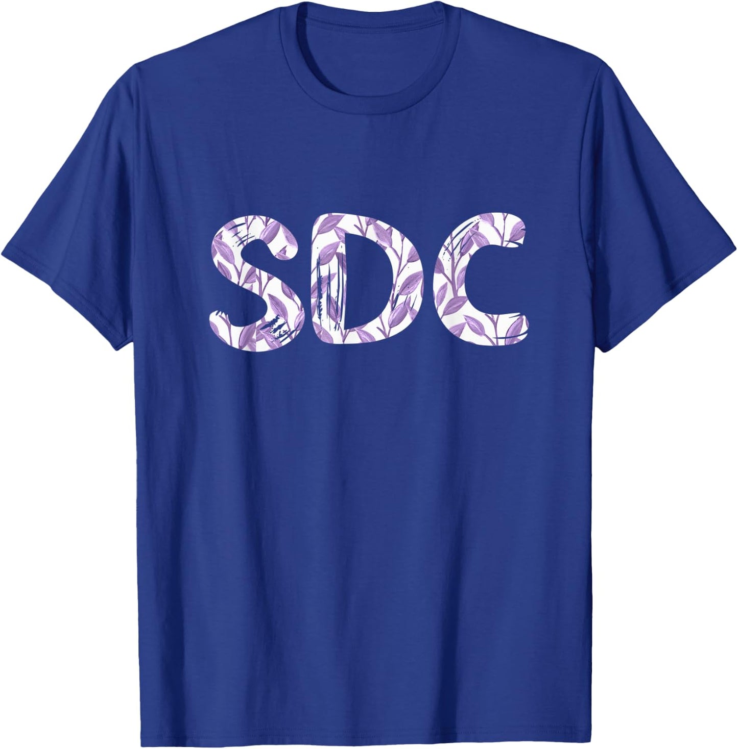 SDC, So damn clutch, so darn cute, monogram, acronym T-Shirt - T-Shirt | Royal