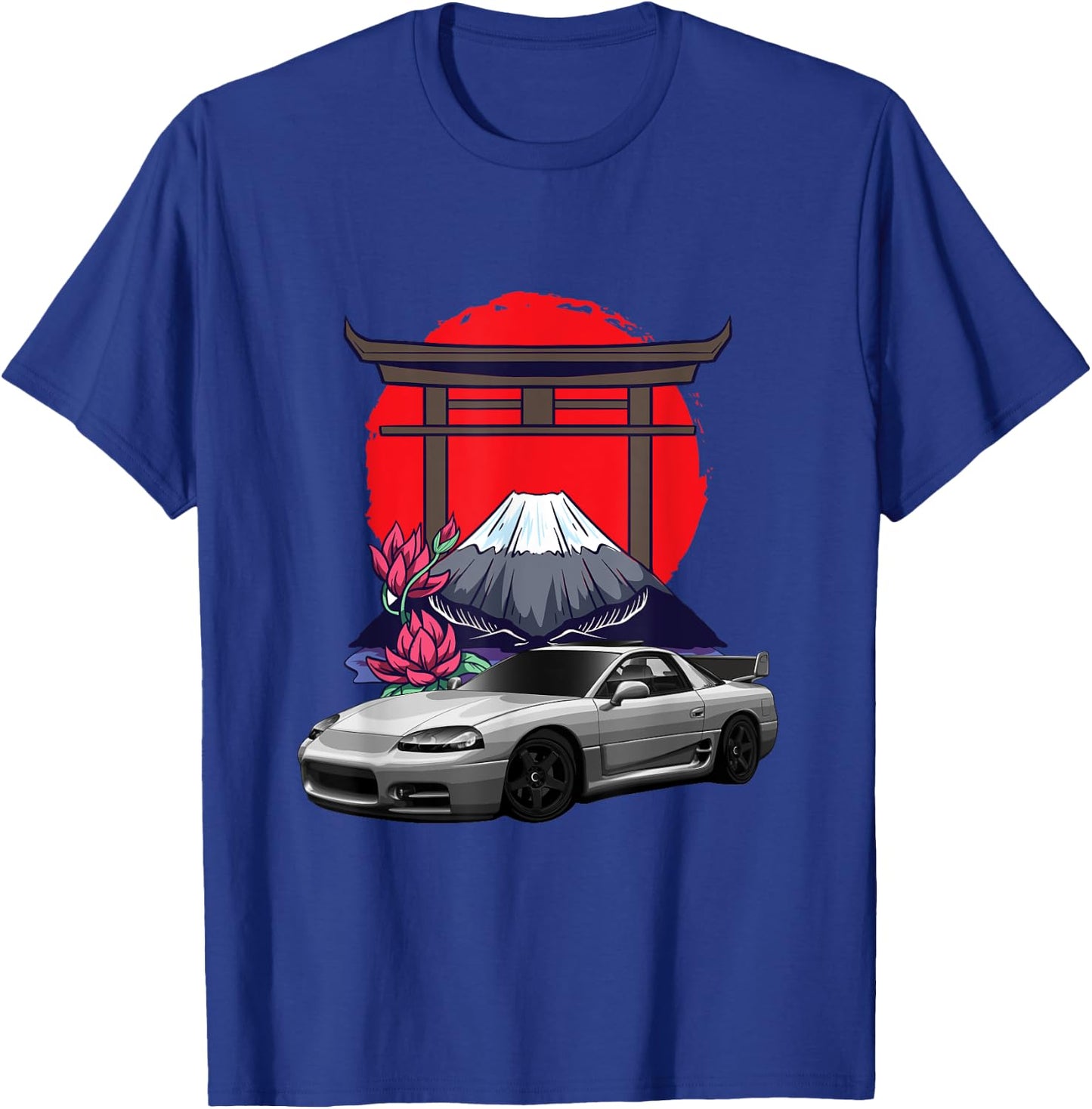 JDM 3000GT Car Tuning Japan Japan Shinto Drift T-Shirt - T-Shirt | Royal