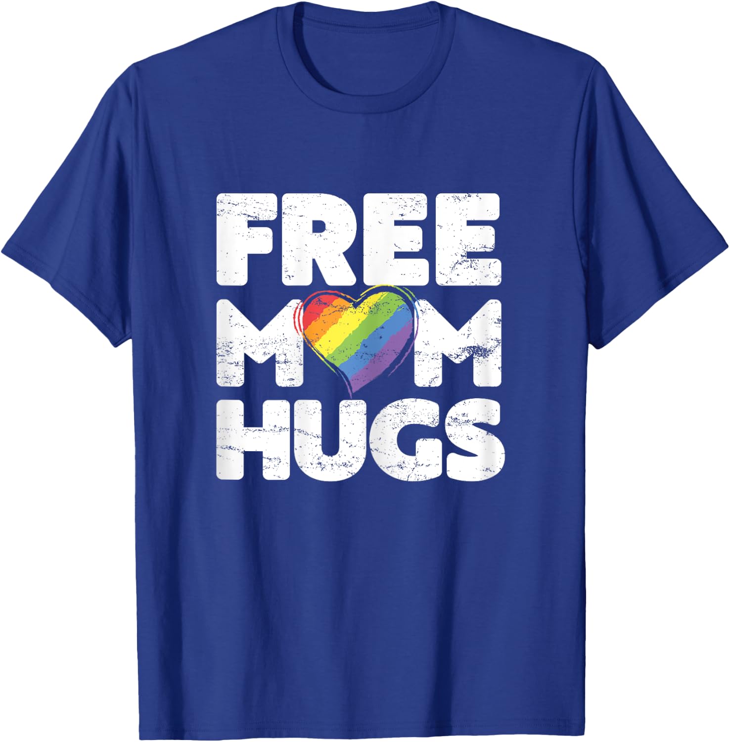 Free Mom Hugs , Free Mom Hugs Rainbow Gay Pride T-Shirt - T-Shirt | Royal