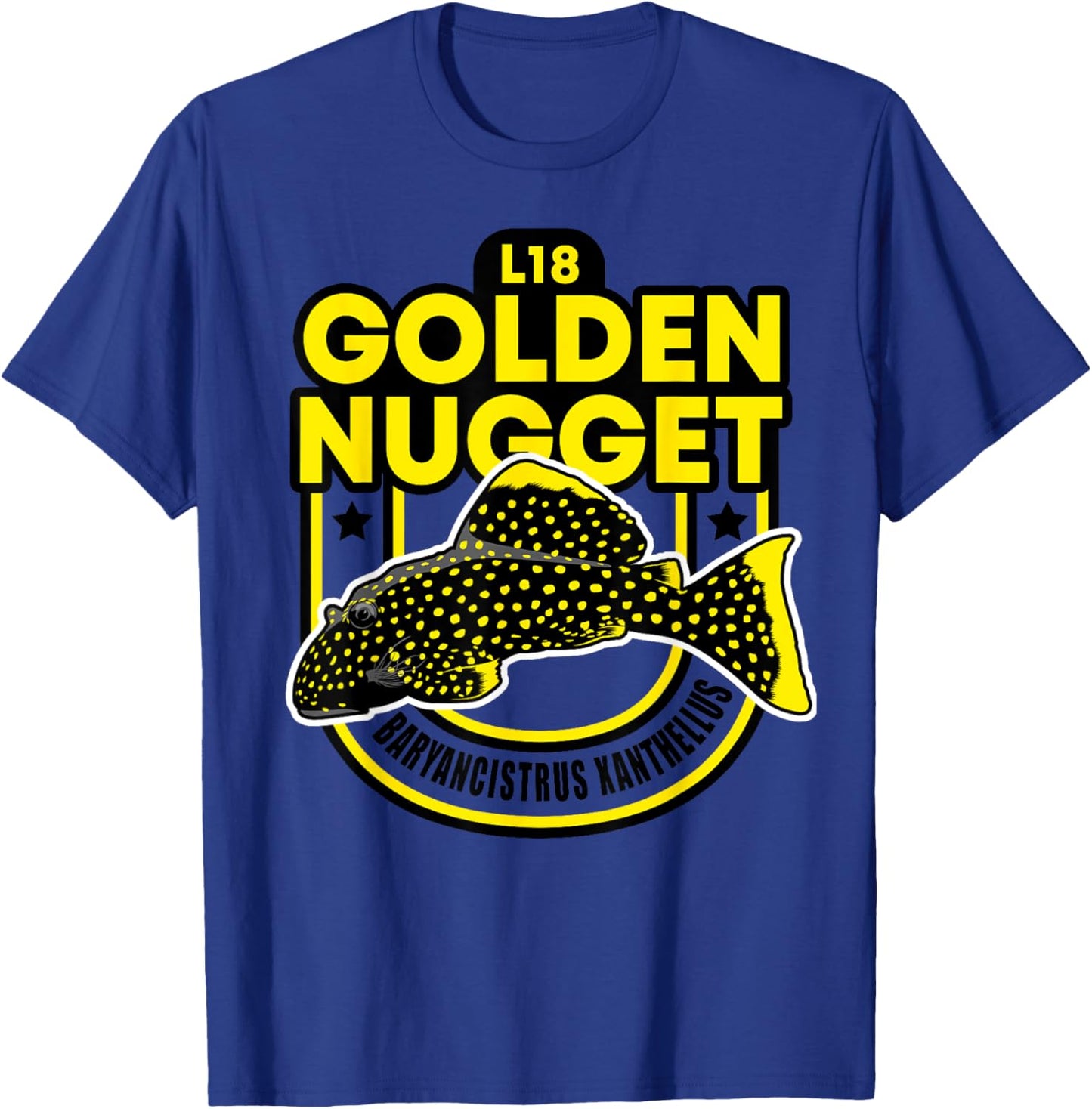 L18 Pleco Catfish Golden Nugget LDA60 L85 L177 Aquarium T-Shirt - T-Shirt | Royal