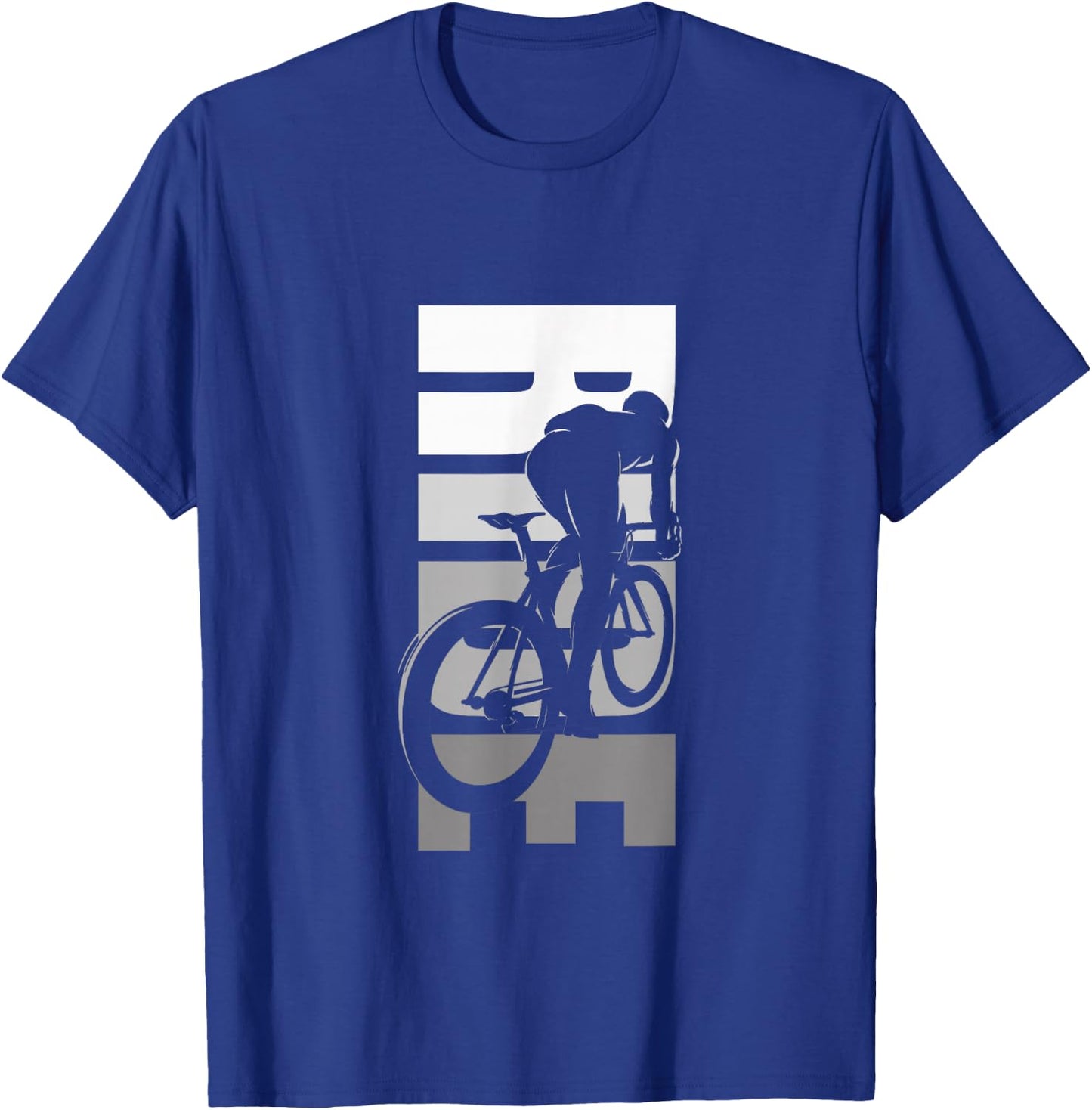 Road Biking Bicycle Cycling T-Shirt - T-Shirt | Royal