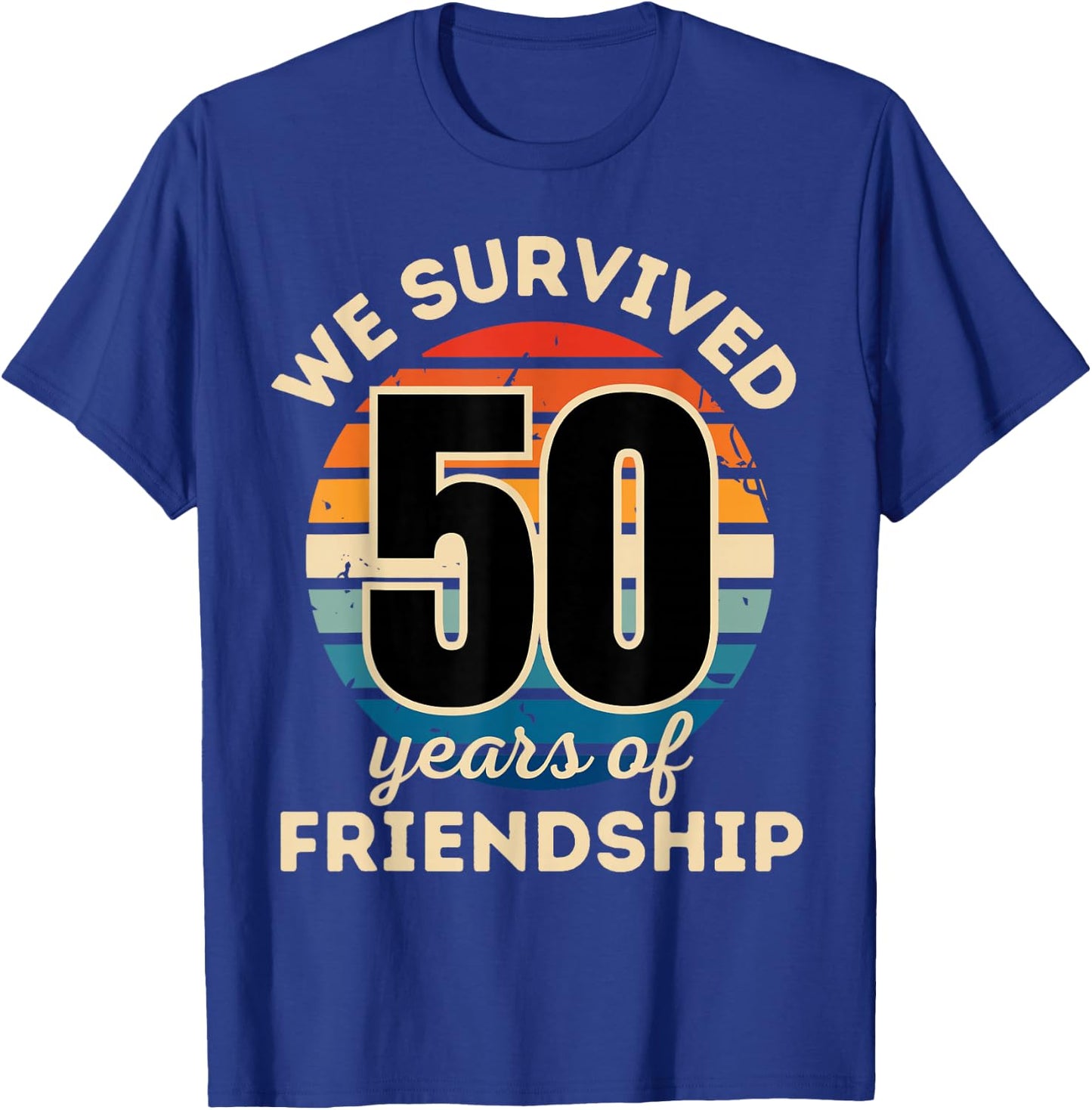 Celebrating 50 Years of Friendship Funny Group Matching T-Shirt - T-Shirt | Royal