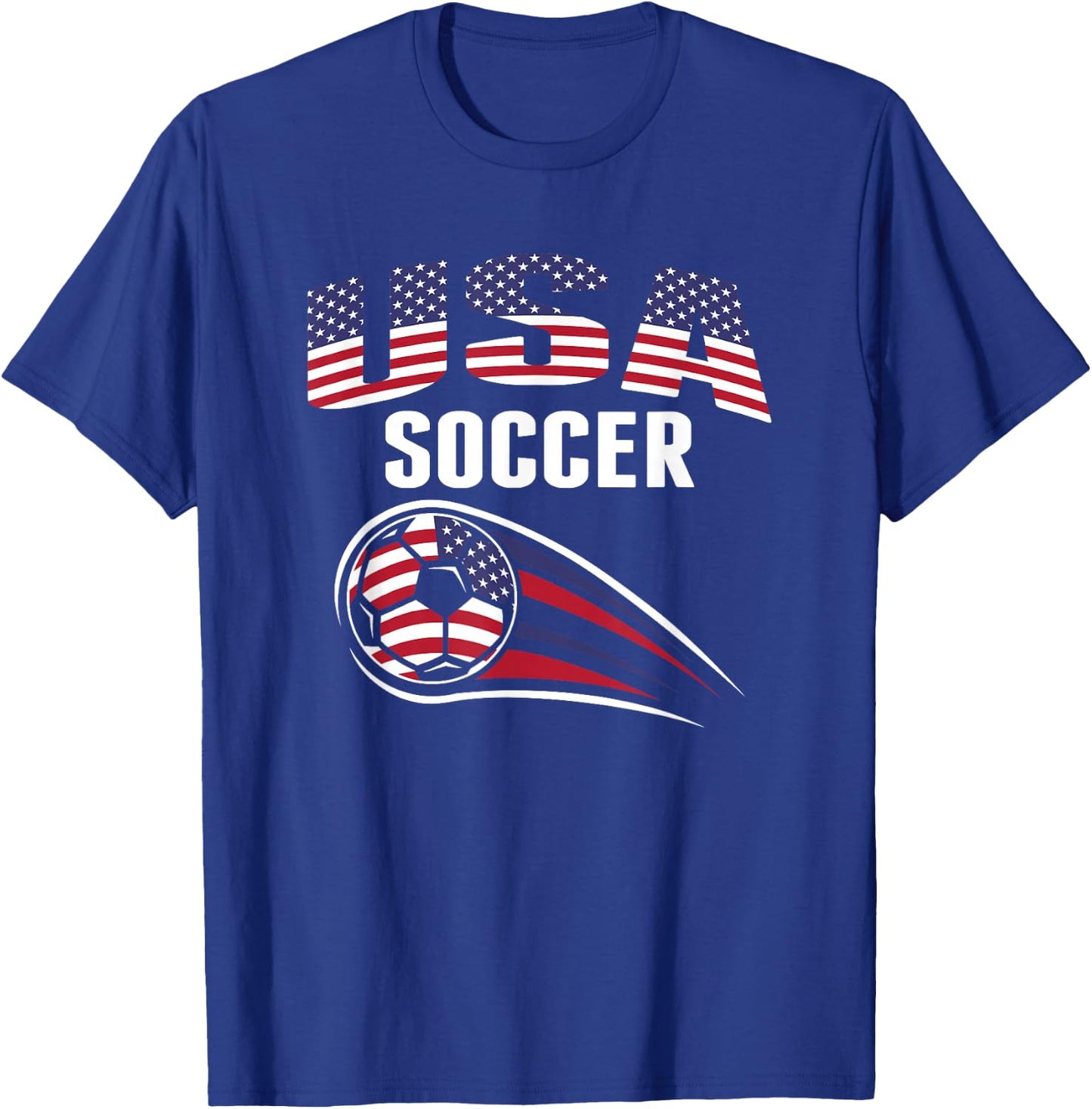 America Soccer Fans Jersey - United States Football Lovers T-Shirt - T-Shirt | Royal