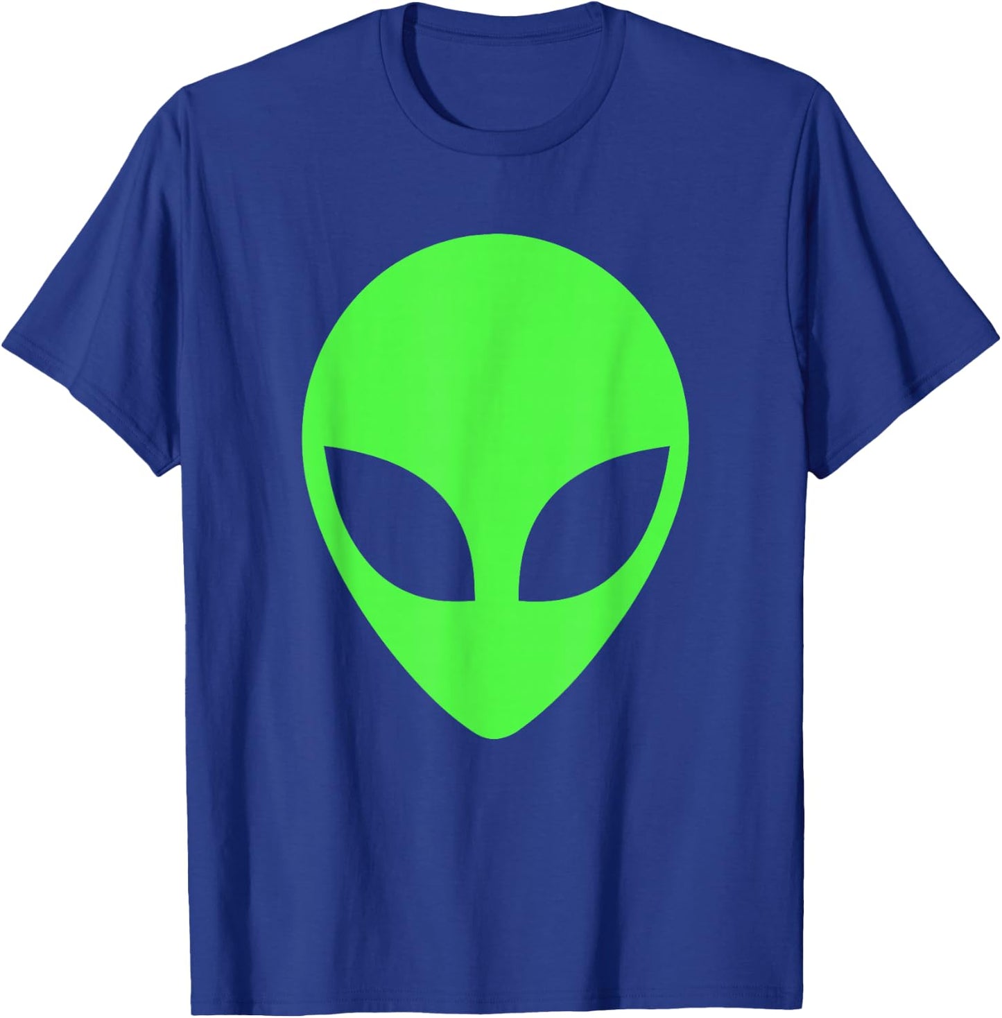 Green Alien Head - Alien T-Shirt - T-Shirt | Royal