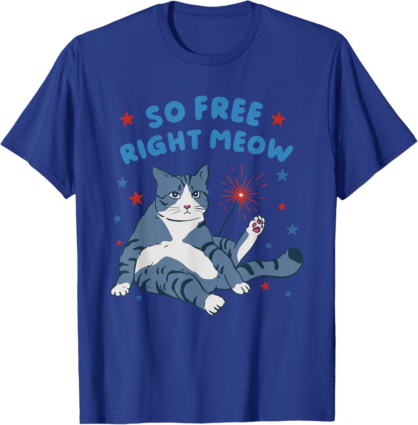 So Free Right Meow T-Shirt - T-Shirt | Royal