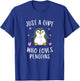 Just A Girl Who Loves Penguins Funny Penguin Gifts For Girls T-Shirt - T-Shirt | Royal