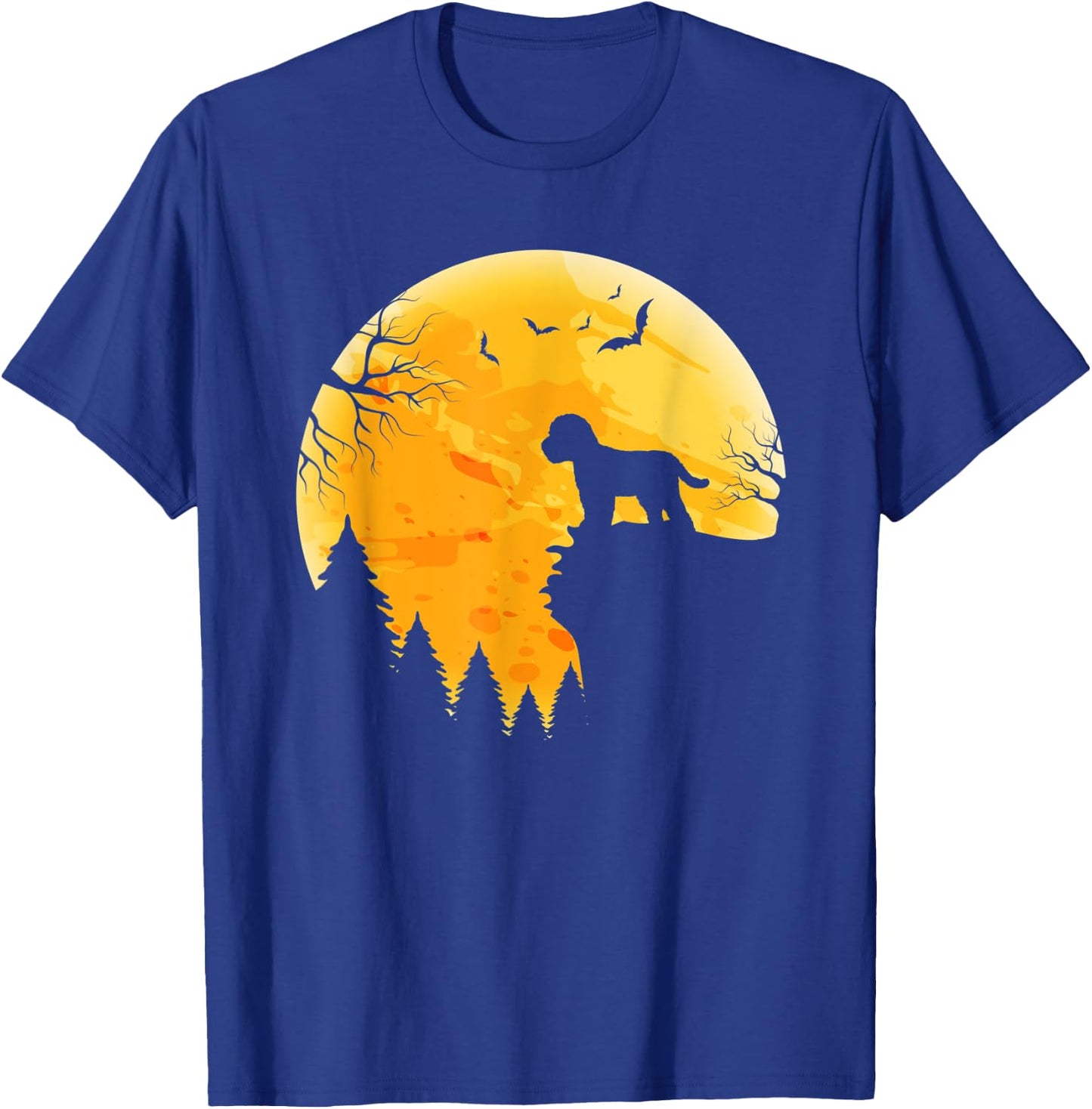 Cockapoo Lovers Halloween Moon T-Shirt - T-Shirt | Royal