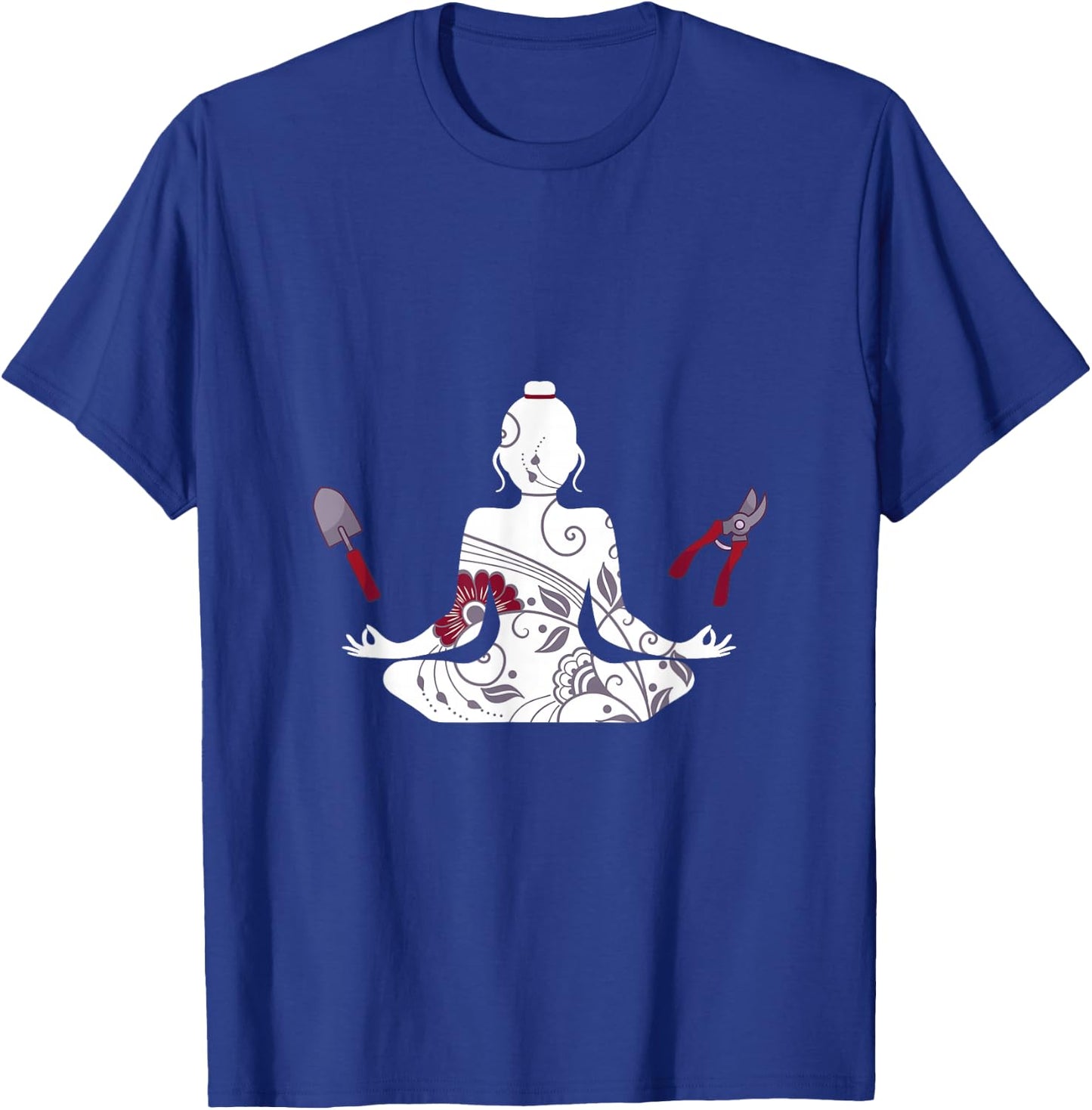 Gardening Yoga - Yogi landscape gardening gardener farmer T-Shirt - T-Shirt | Royal