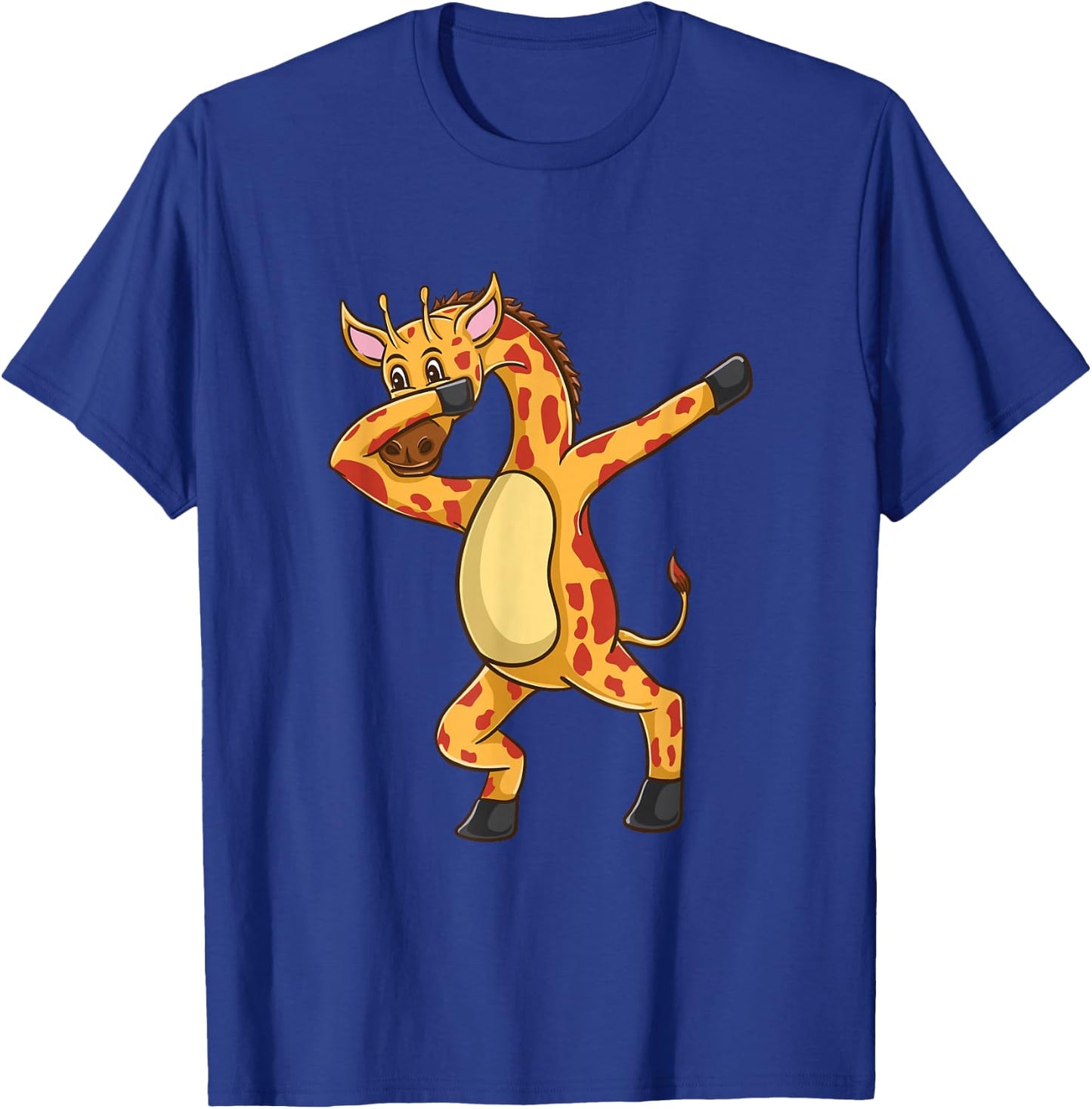 Dabbing Giraffe African Animal T-Shirt - T-Shirt | Royal