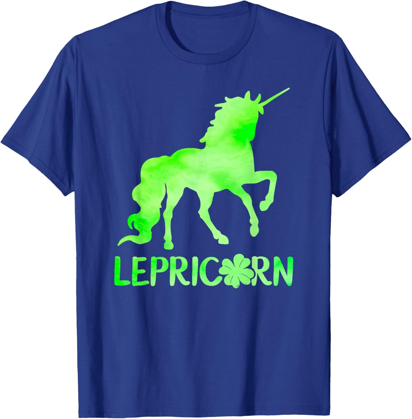 Lucky Lepricorn Unicorn St Patricks Day T-Shirt - T-Shirt | Royal