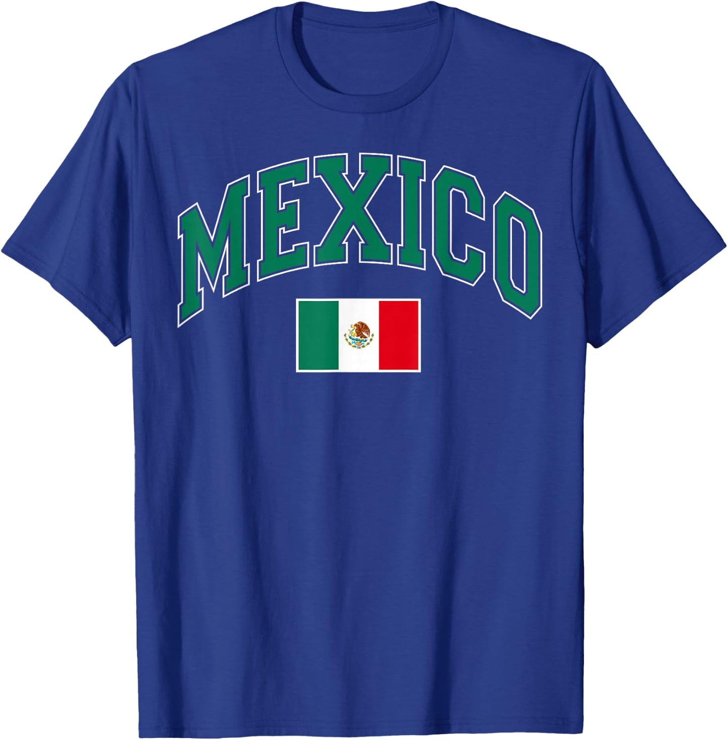 Vintage Mexico Flag Pride Mexican Party Fiesta Men Women Kid T-Shirt - T-Shirt | Royal