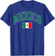Vintage Mexico Flag Pride Mexican Party Fiesta Men Women Kid T-Shirt - T-Shirt | Royal