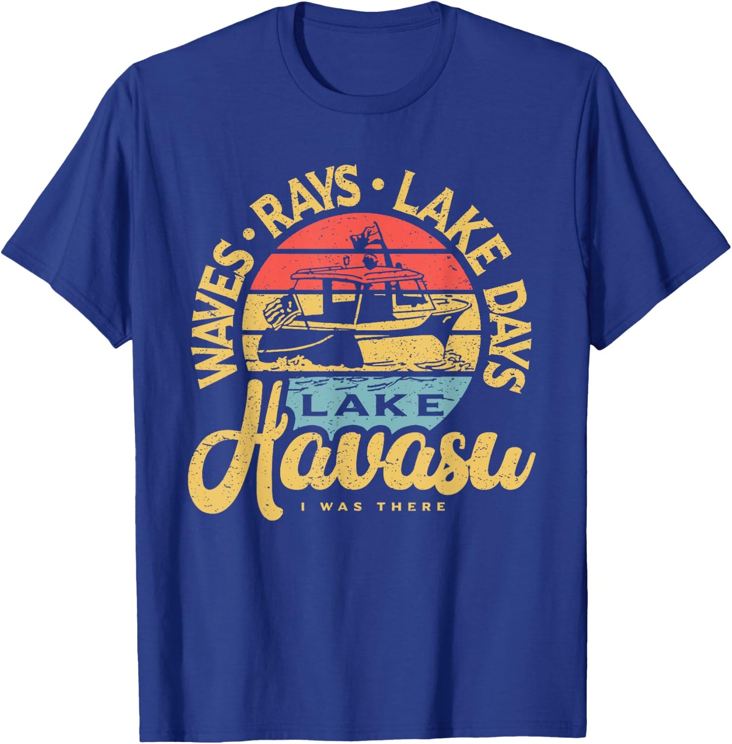 Lake Havasu Arizona Boat Sandbar Party Summer Vacation Men Women T-Shirt - T-Shirt | Royal