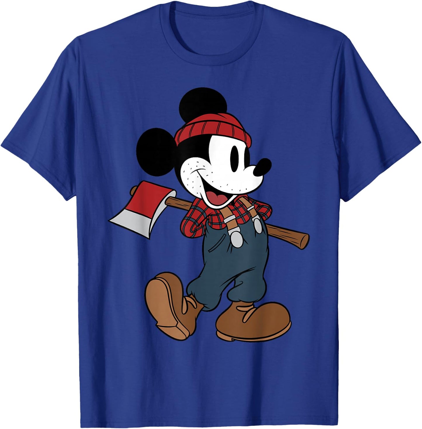 Disney Mickey Mouse Lumberjack Outfit T-Shirt - T-Shirt | Royal