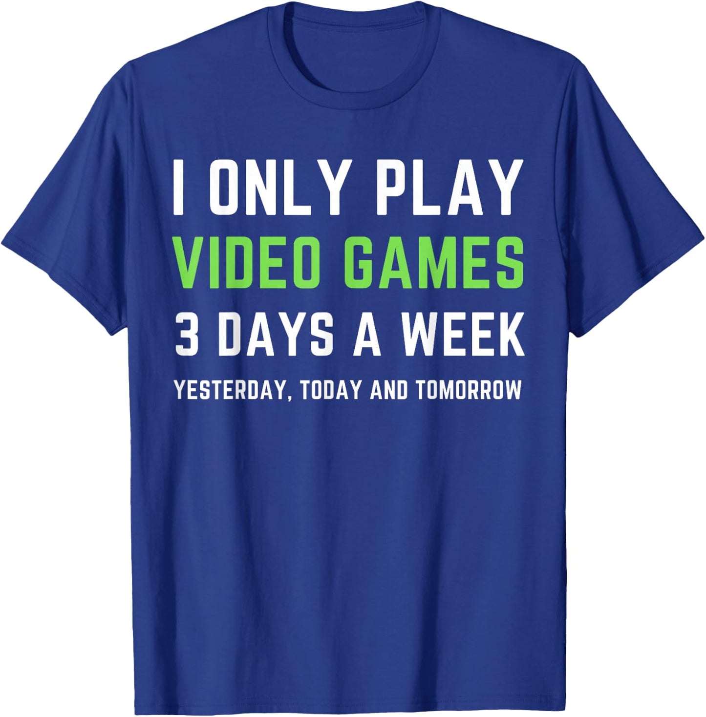 Funny Gaming Play Video Games For Gamer T-Shirt - T-Shirt | Royal