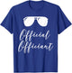 Official Officiant Wedding Officiant Proposal T-Shirt - T-Shirt | Royal